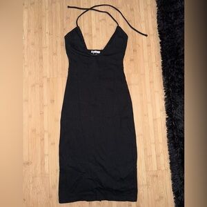 Black Halter Dress - Zara